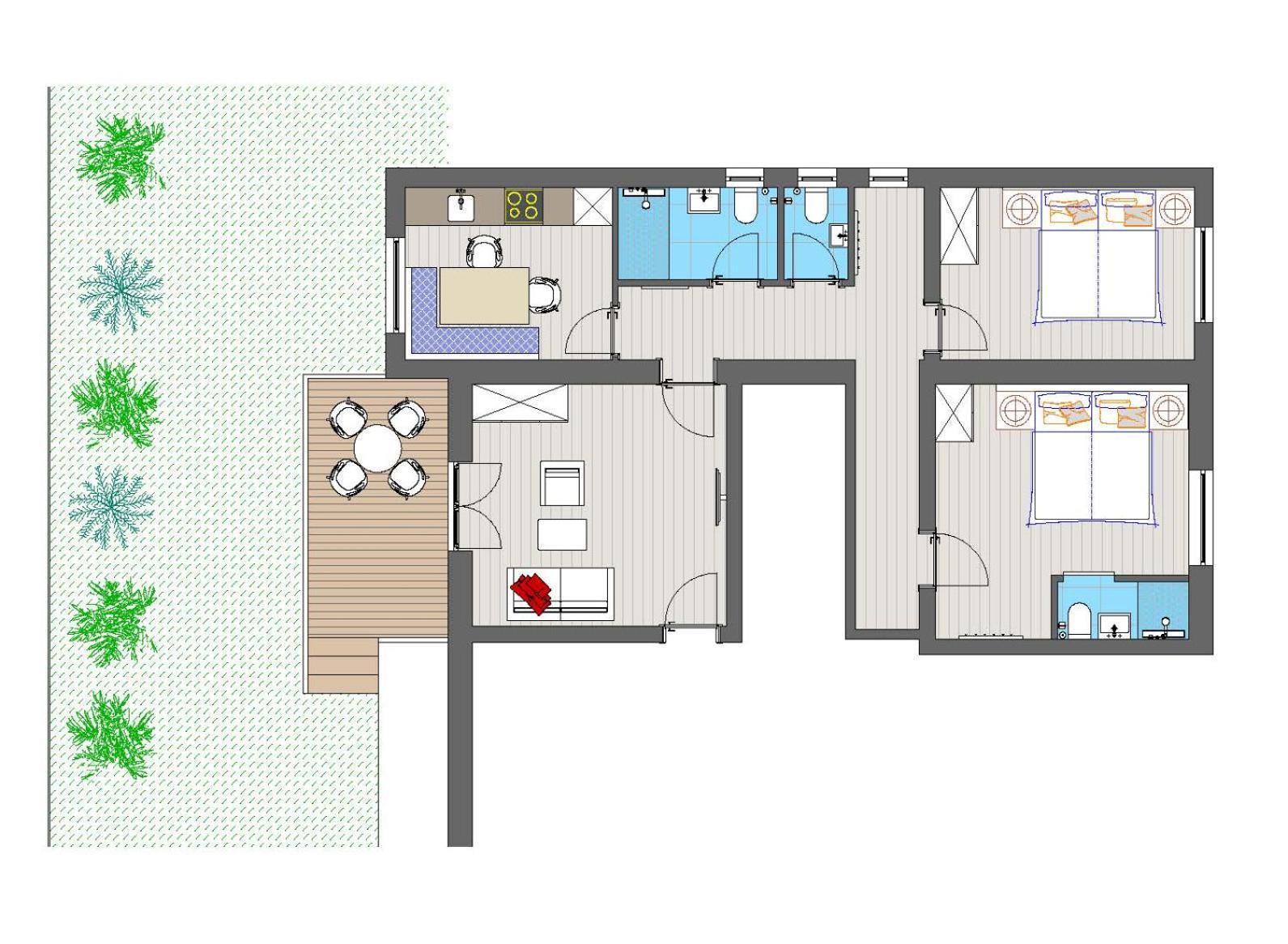 Appartements Pungg Fügen Eksteriør billede
